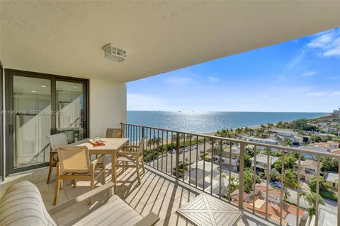 a view of an ocean and beach