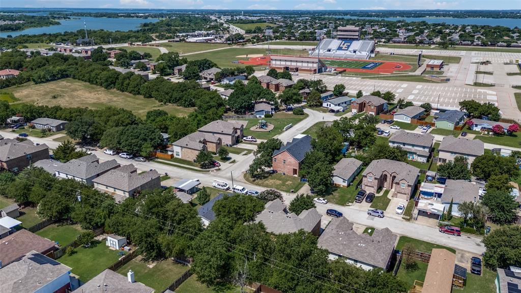 430 Woodgrove Drive, Unit A & B Little Elm, TX 75068 - Photo 18 of 20 an aerial view of residential houses with outdoor space