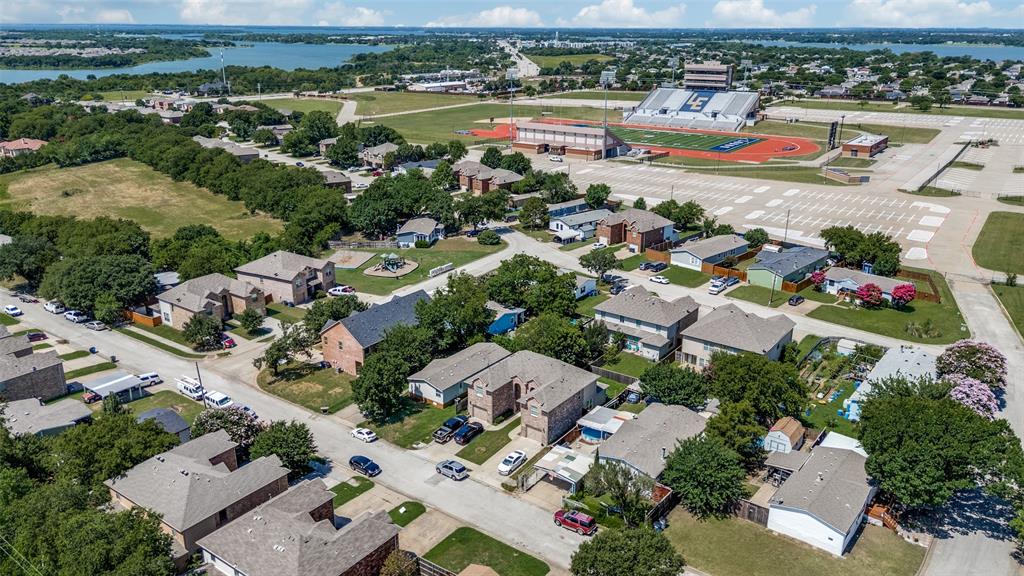 430 Woodgrove Drive, Unit A & B Little Elm, TX 75068 - Photo 20 of 20 an aerial view of residential houses with outdoor space