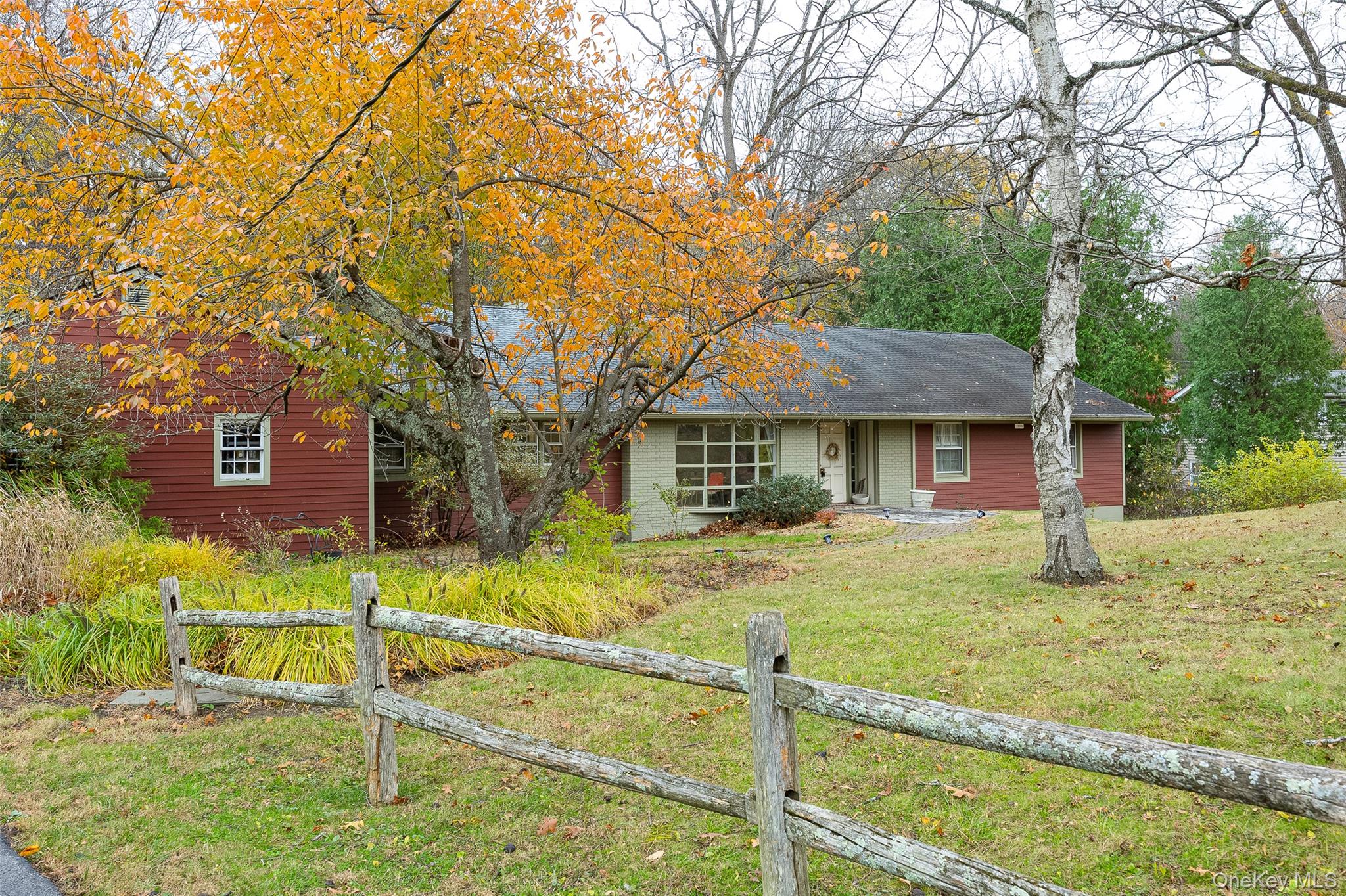 21 Walnut Hill Road Poughkeepsie, NY 12603 - Photo 1 of 1 Single story home with a fenced front yard and brick siding
