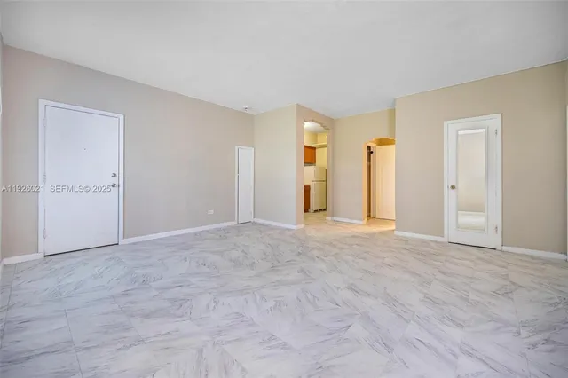 a view of an empty room