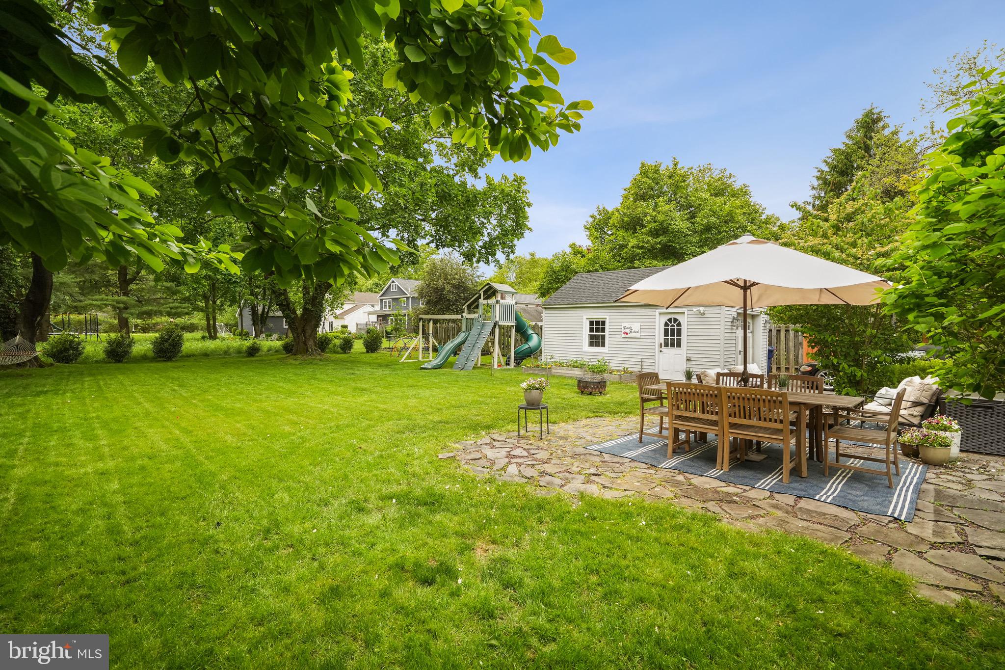 202 Burd Street Pennington, NJ 08534 - Photo 29 of 30 a view of a house with backyard and sitting area