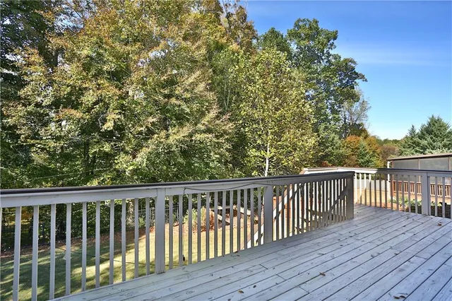 a backyard of a house with seating space