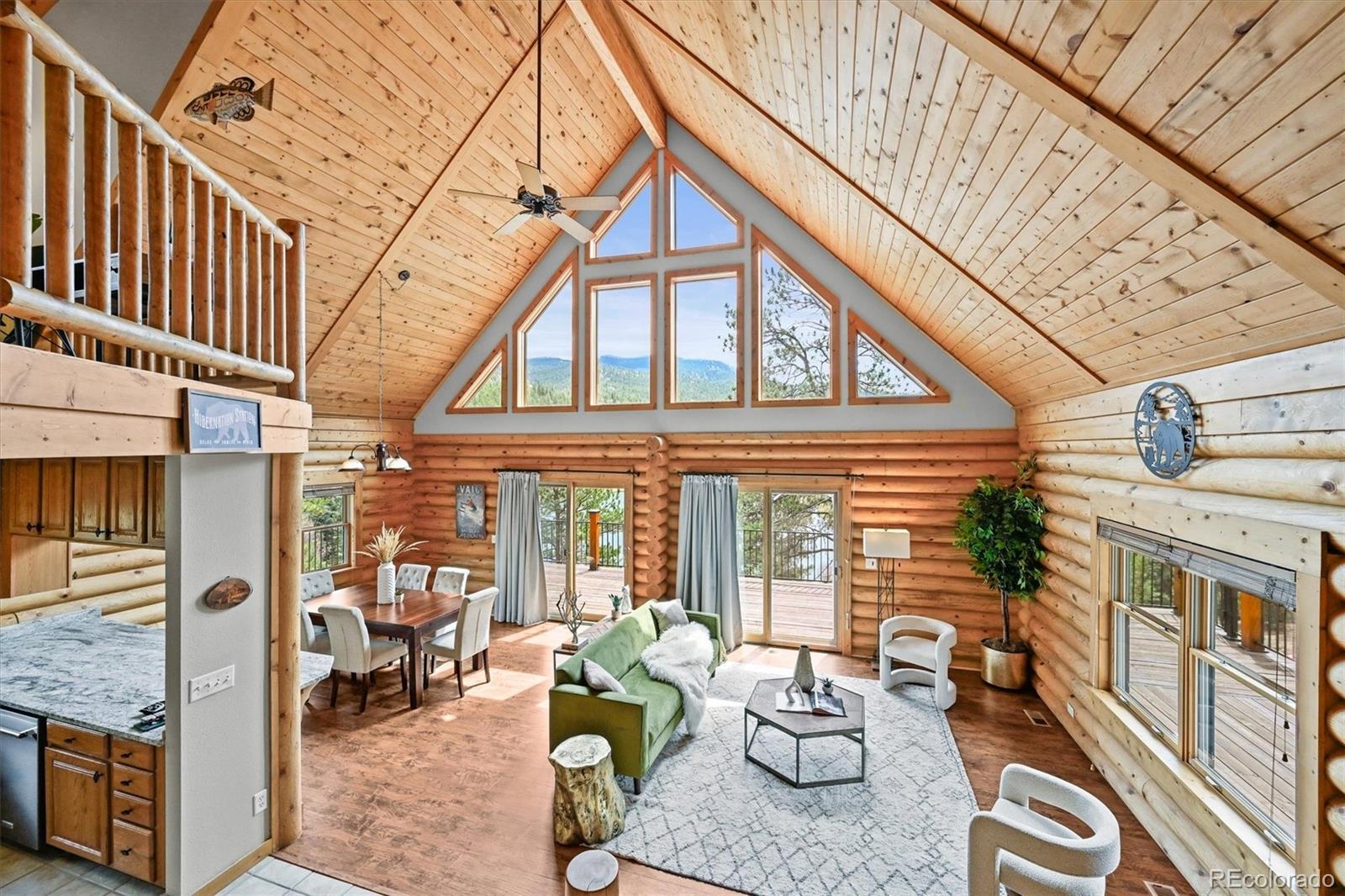 9868 South Overlook Road Sedalia, CO 80135 - Photo 17 of 50 a view of living room filled with furniture