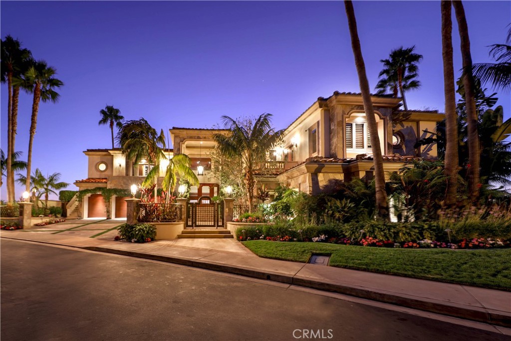 a view of a building with a yard