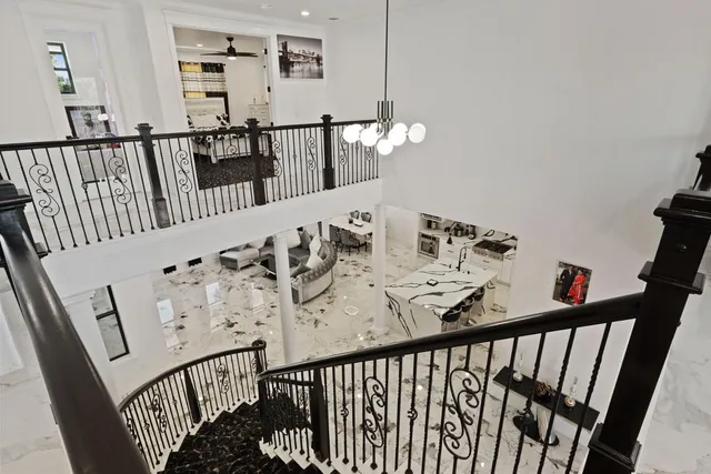 a view of outdoor space yard deck patio and fire pit