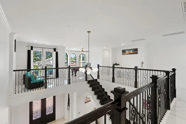 a building outdoor space with patio furniture