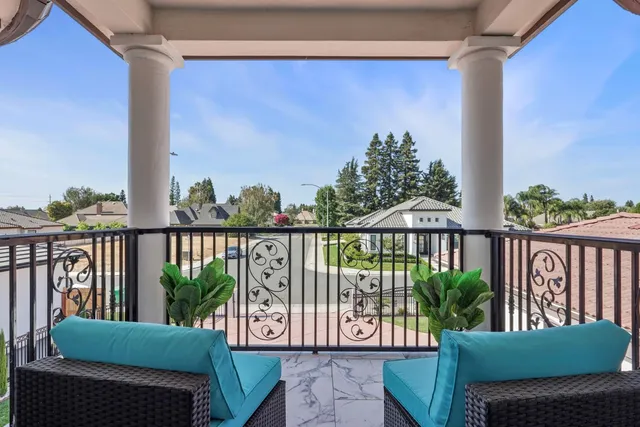 a view of a house with patio