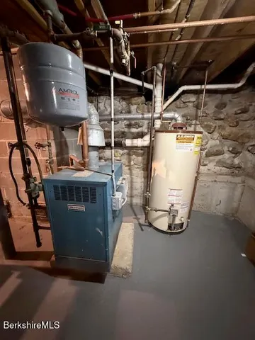 a view of water heater room