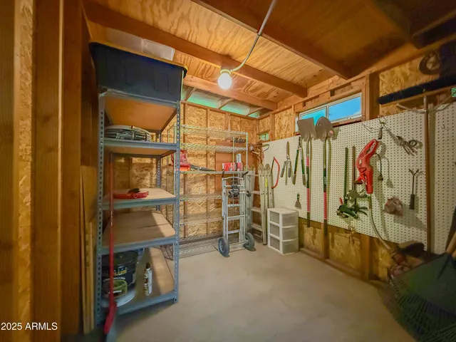 a view of storage and utility room