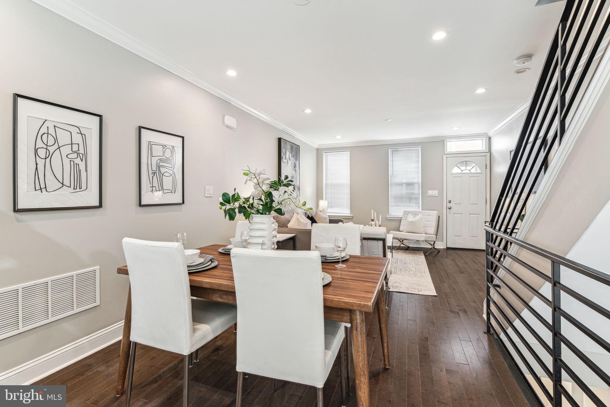 412 Tree Street Philadelphia, PA 19148 - Photo 9 of 43 Open first floor- living/dining