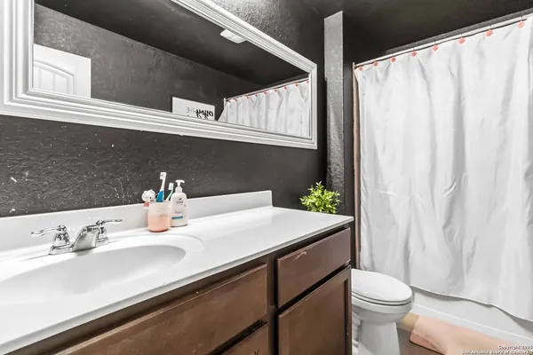 a bathroom with a sink and a toilet