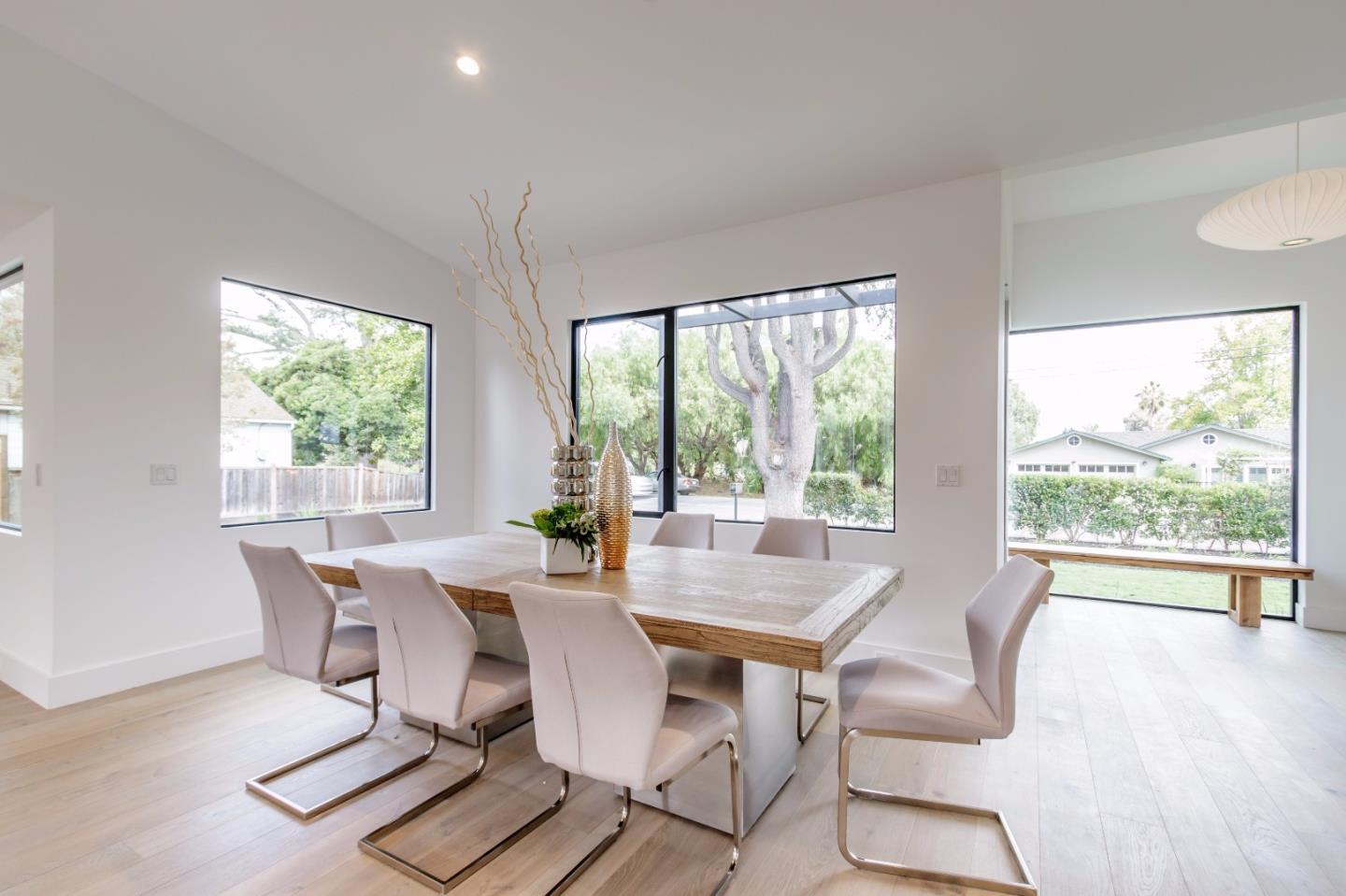 728 Covington Road Los Altos, CA 94024 - Photo 5 of 37 a view of a dining room with furniture window and outside view