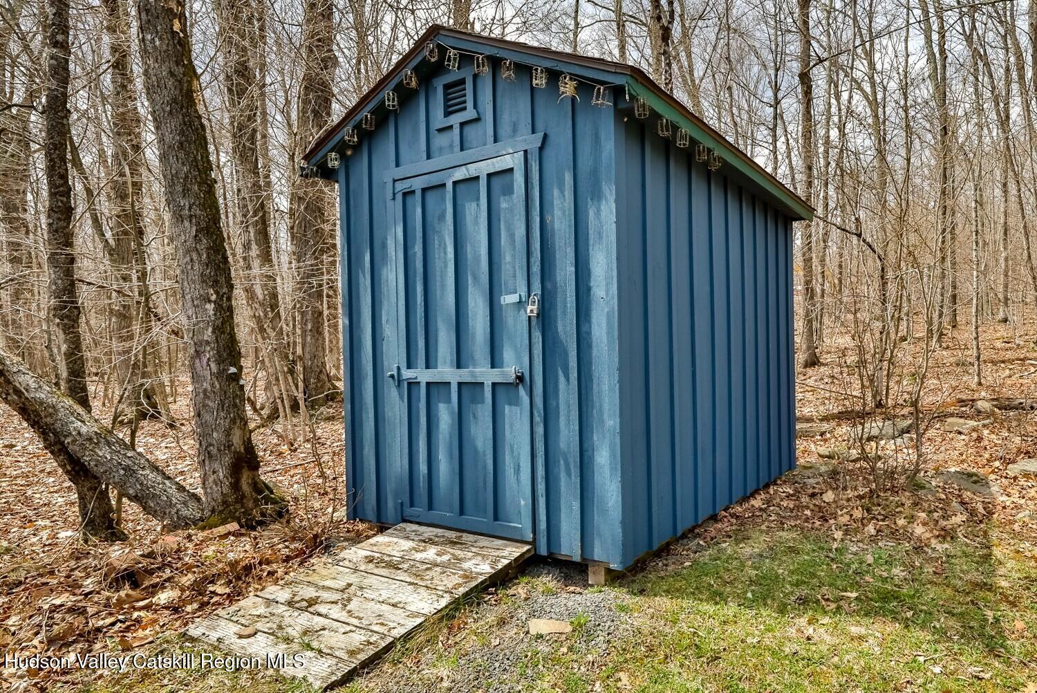 15 Hardwood Road West Kill, NY 12492 - Photo 27 of 53 a wooden door in front of house
