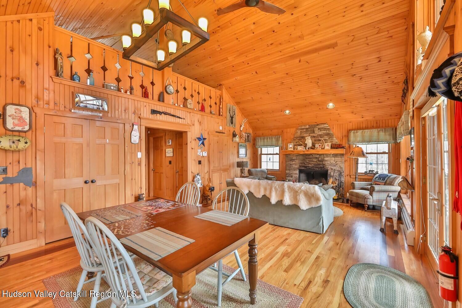 15 Hardwood Road West Kill, NY 12492 - Photo 31 of 53 a view of a patio with dining table and chairs