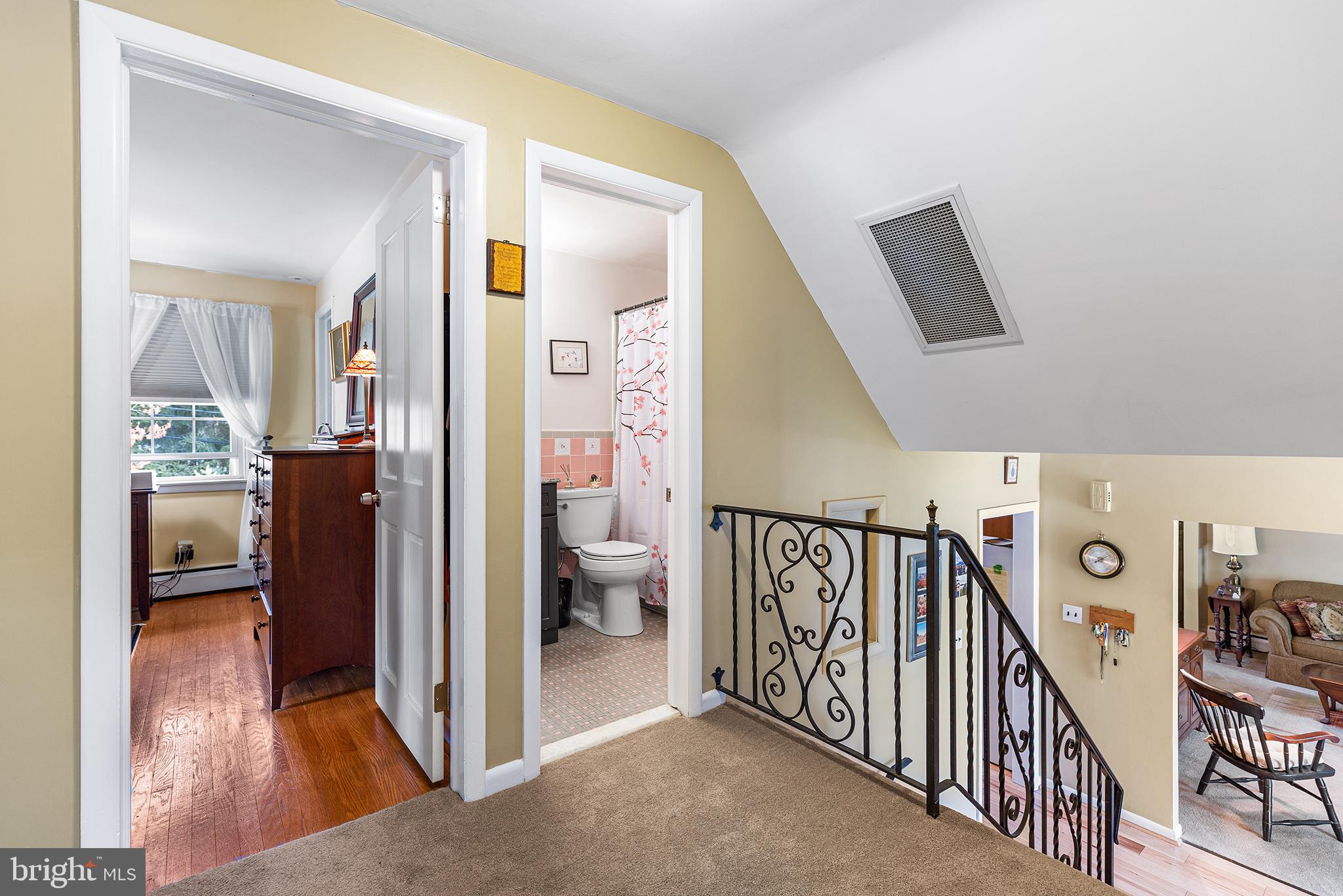 331 North Lehigh Circle Swarthmore, PA 19081 - Photo 17 of 32 a view of a hallway with a livingroom and a hallway