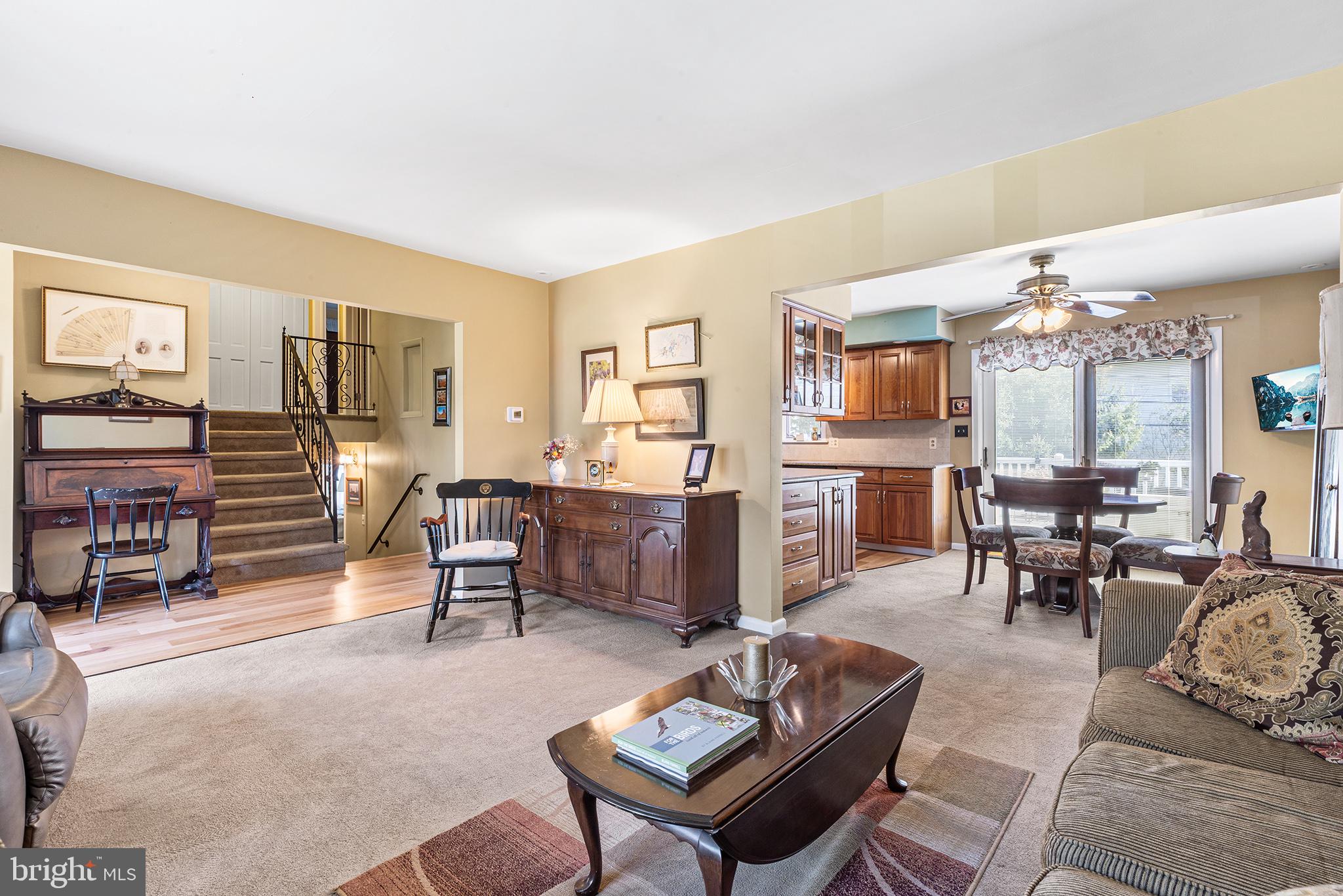 331 North Lehigh Circle Swarthmore, PA 19081 - Photo 6 of 32 a living room with furniture kitchen view and a table