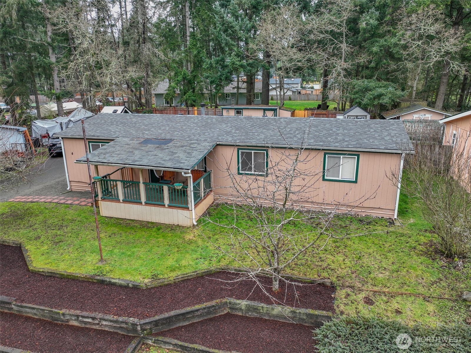 510 Duterrow Road Southeast, Unit 4 Olympia, WA 98513 - Photo 2 of 37 an aerial view of a house