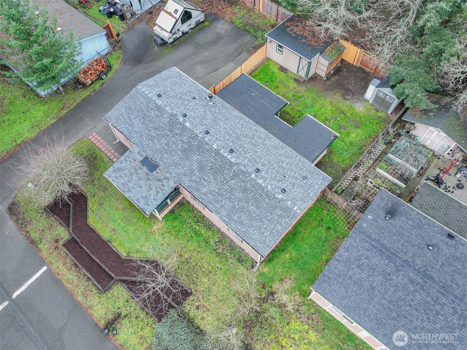 510 Duterrow Road Southeast, Unit 4 Olympia, WA 98513 - Photo 3 of 37 an aerial view of a house