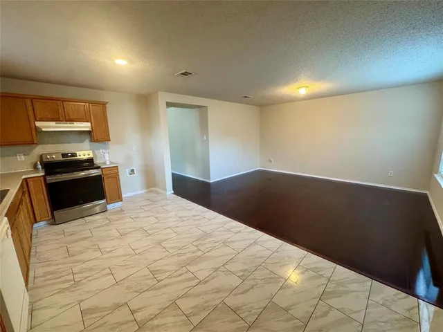 a view of a wooden deck