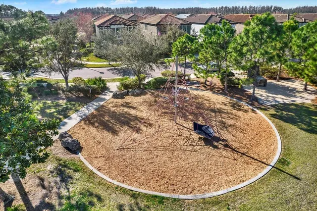 a view of a lake with a outdoor space