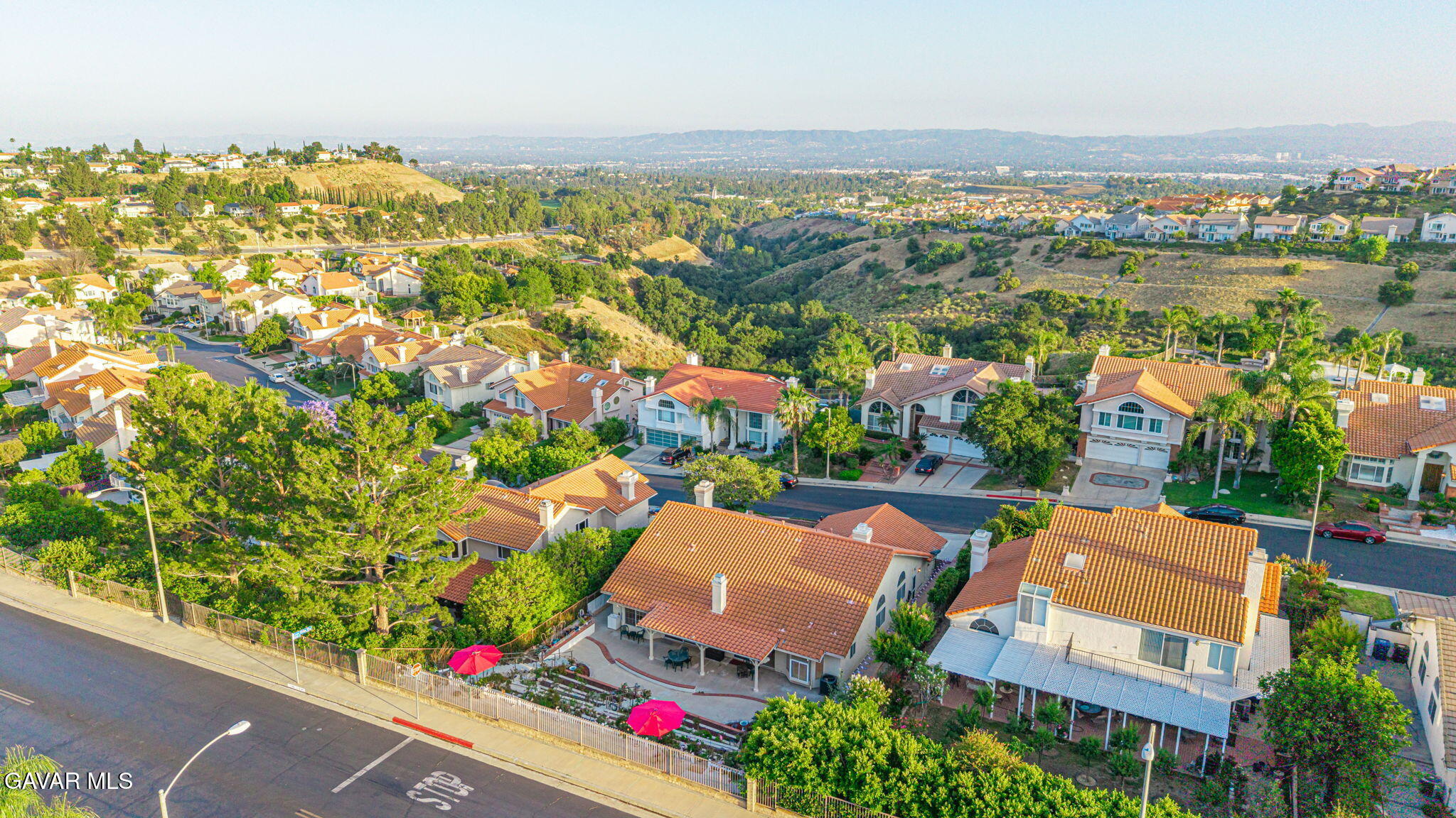 19809 Winged Foot Way Porter Ranch, CA 91326 - Photo 56 of 70 an aerial view of residential building and lake