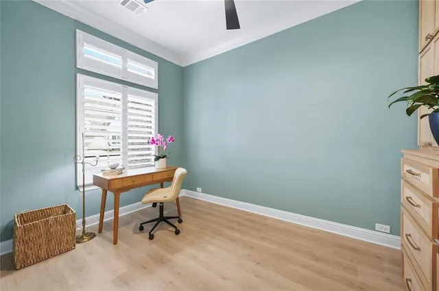 a room with furniture and a window