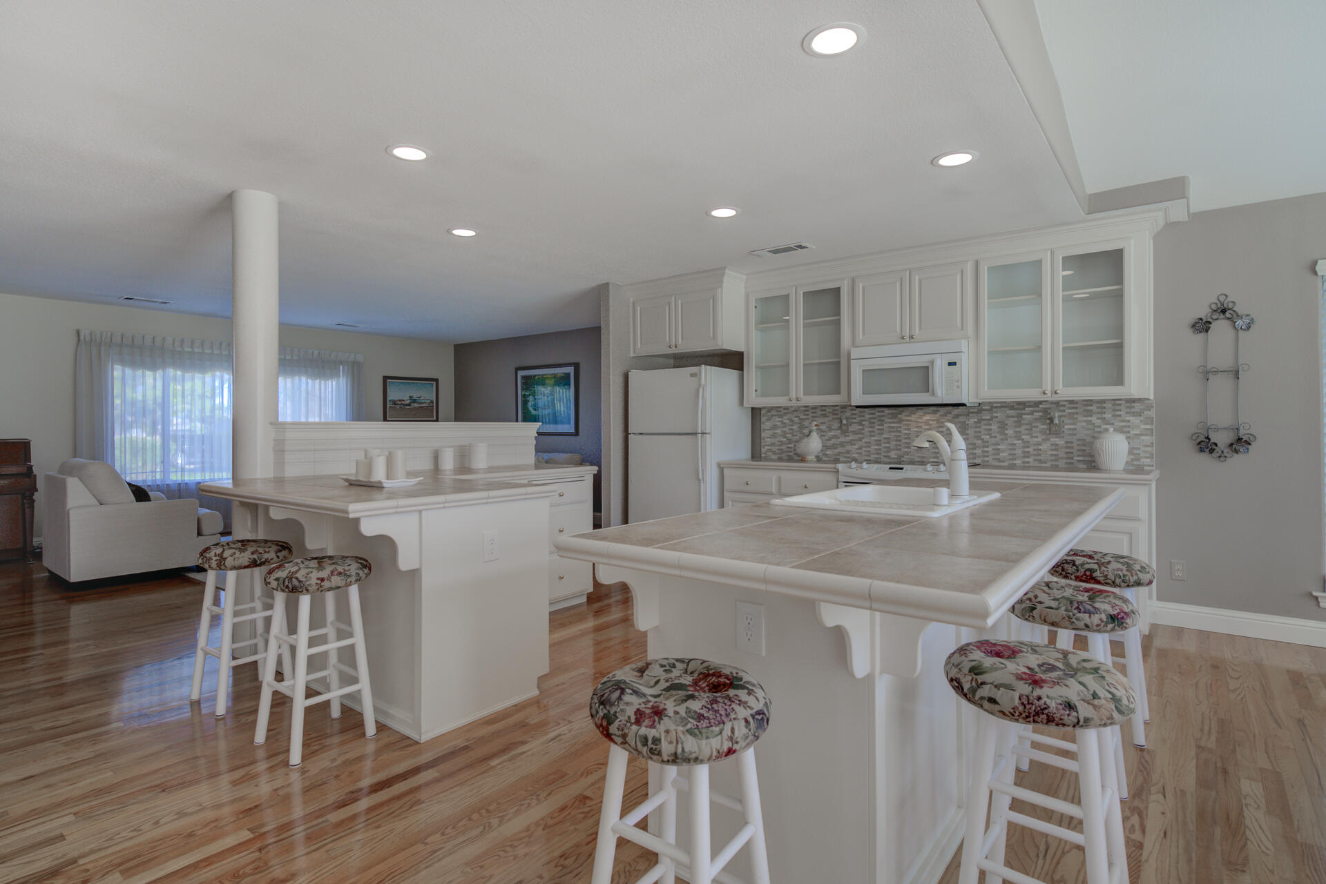 8614 Redbank Road Redding, CA 96001 - Photo 9 of 31 a kitchen with stainless steel appliances granite countertop a sink and a refrigerator