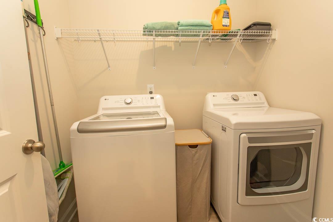 435 Rollins Drive Longs, SC 29568 - Photo 11 of 23 Washroom with washing machine and dryer