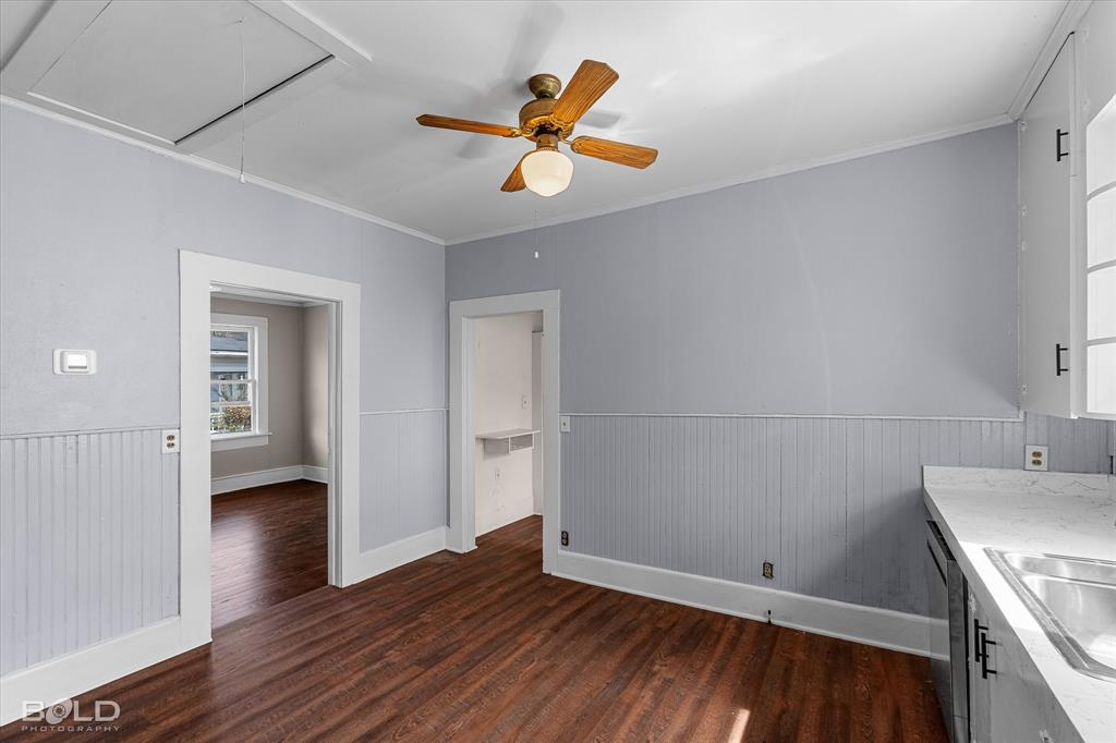 323 Butler Road Belcher, LA 71004 - Photo 15 of 28 wooden floor in an empty room with a window