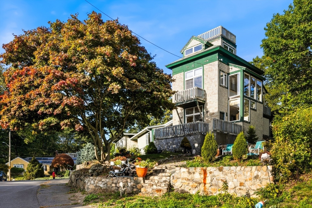 75 Bay View Drive Swampscott, MA 01907 - Photo 3 of 41 a front view of a house with a yard