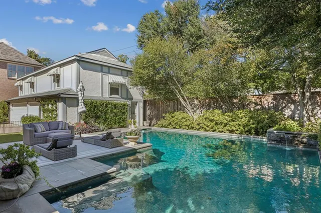 a view of a house with patio