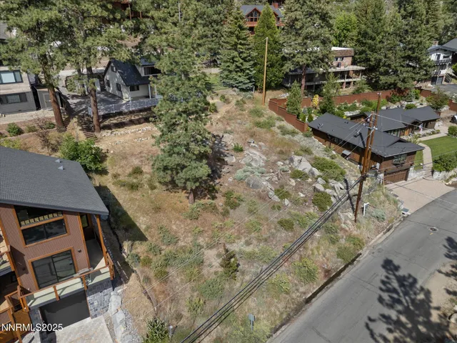 a view of city and mountain