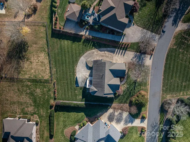 an aerial view of a city with lots of residential buildings