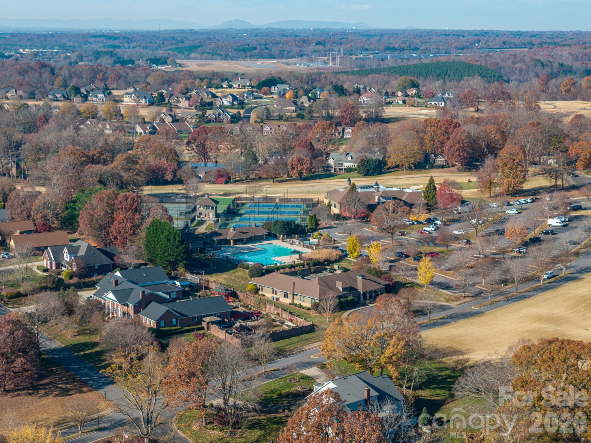 2616 Nicklaus Court Conover, NC 28613 - Photo 43 of 48 an aerial view of a city with lots of residential buildings