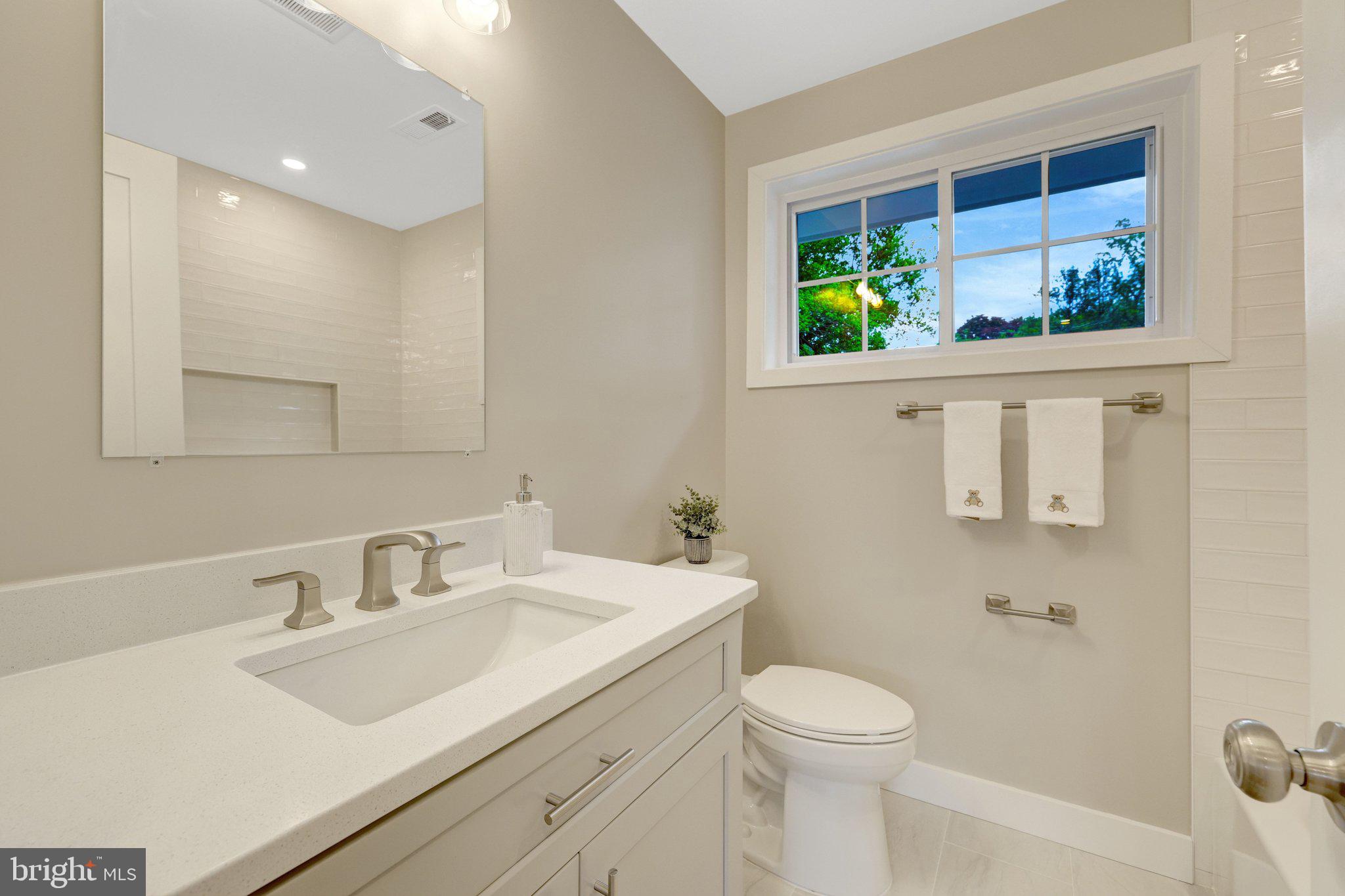 3503 Spring Lake Terrace Fairfax, VA 22030 - Photo 15 of 48 Brand New Hall Bathroom