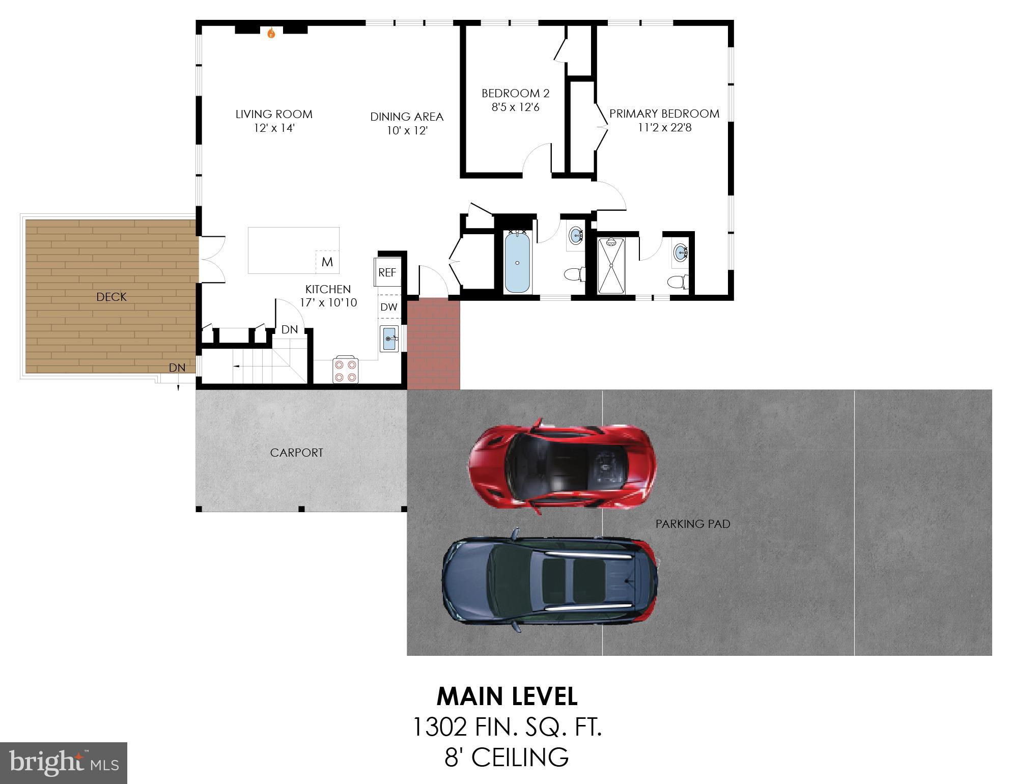 3503 Spring Lake Terrace Fairfax, VA 22030 - Photo 47 of 48 Main Level Floorplan