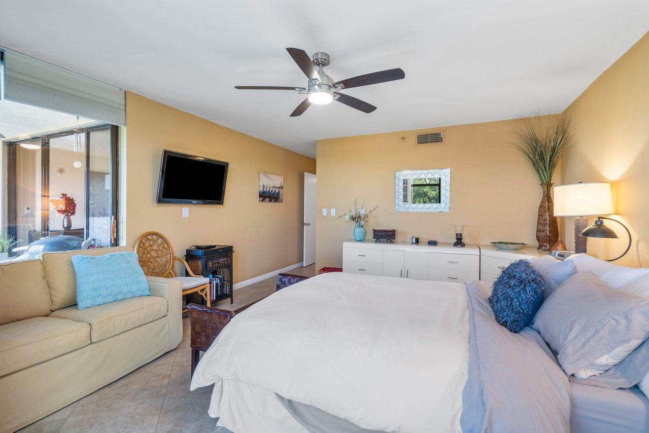 6562 Boca Del Mar Drive, Unit 524 Boca Raton, FL 33433 - Photo 15 of 37 Master Bedrrom Opens to Patio