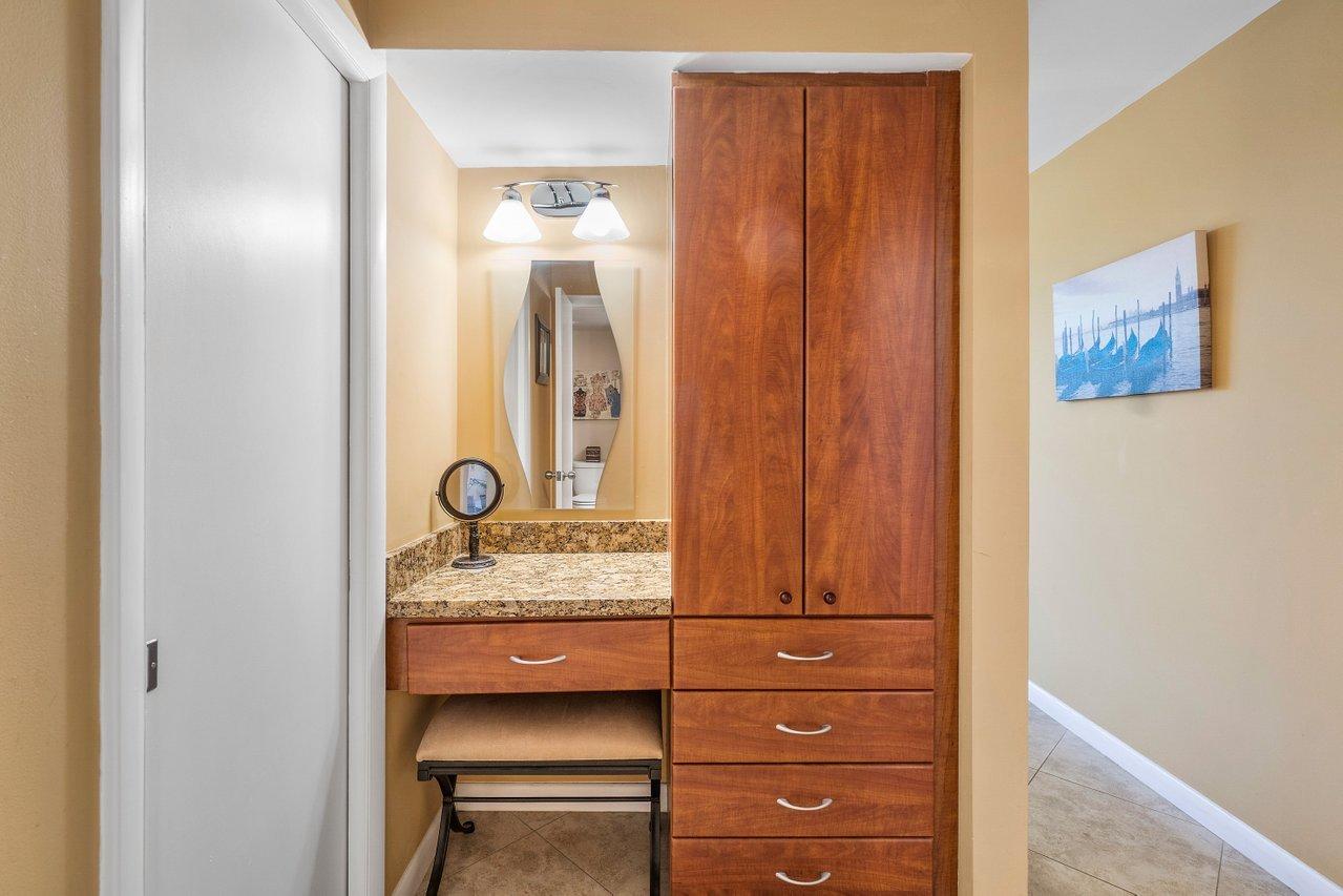 6562 Boca Del Mar Drive, Unit 524 Boca Raton, FL 33433 - Photo 18 of 37 Vanity with Storage