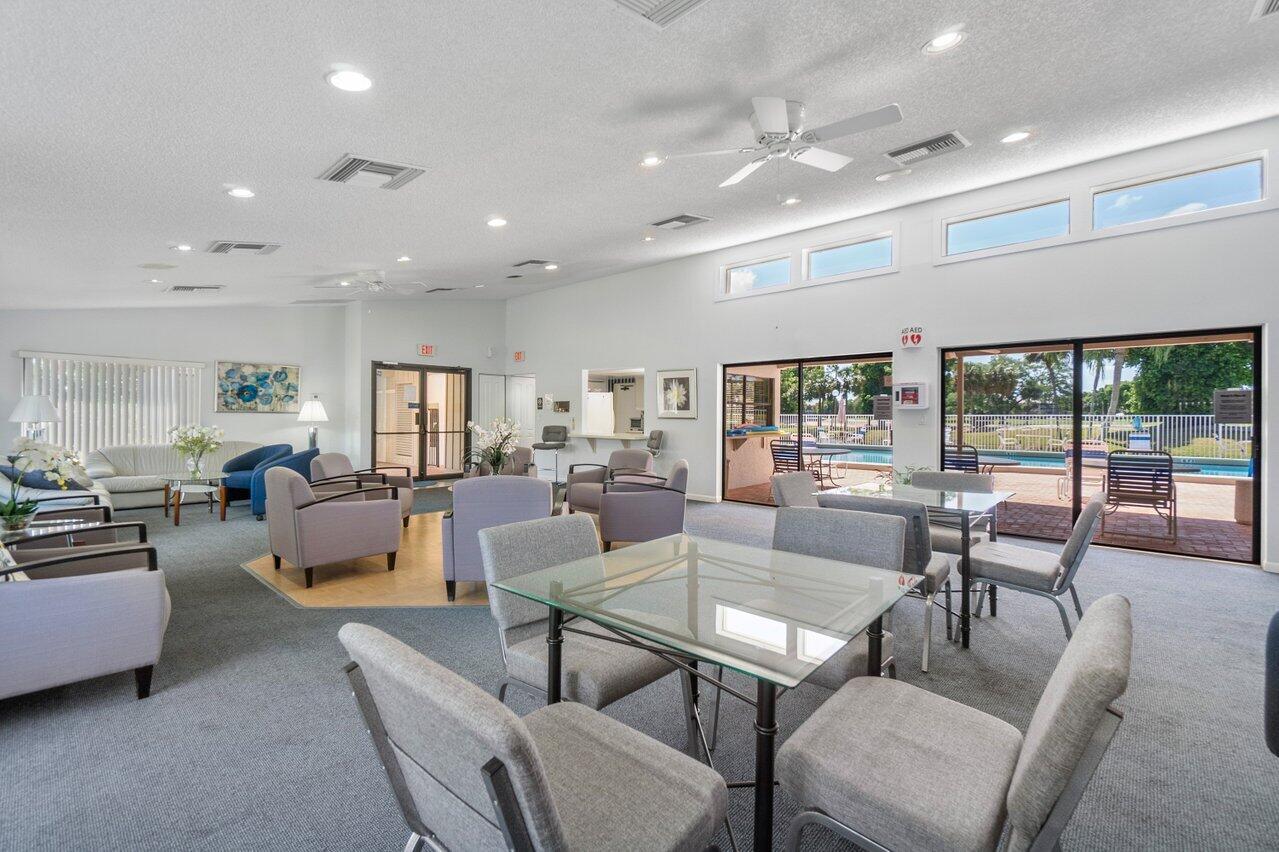 6562 Boca Del Mar Drive, Unit 524 Boca Raton, FL 33433 - Photo 27 of 37 Clubhouse Opens to the Pool