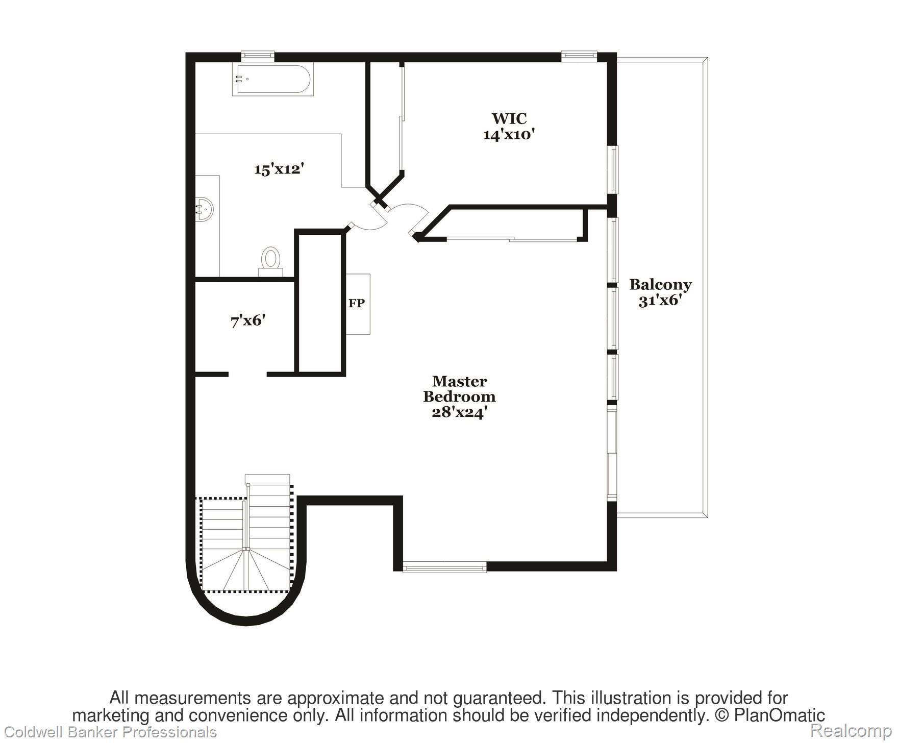 950 East Romeo Road Oakland, MI 48363 - Photo 36 of 36 floorplan-upper-403479.jpg