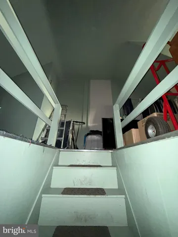 a view of storage and utility room