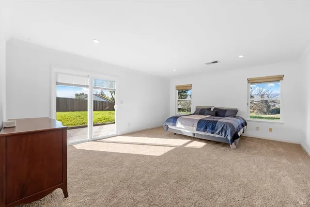 a view of a house with entertaining space