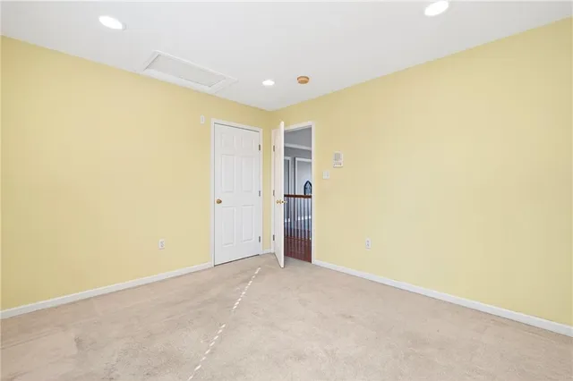 a view of empty room