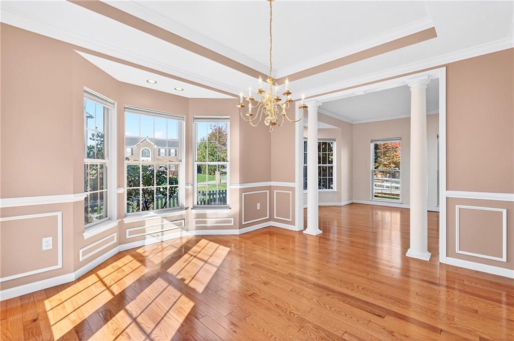 809 Wible Run Road Pittsburgh, PA 15209 - Photo 8 of 36 a view of an entryway with wooden floor and door