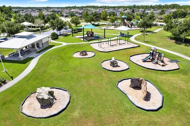 a view of a table and chairs in the patio