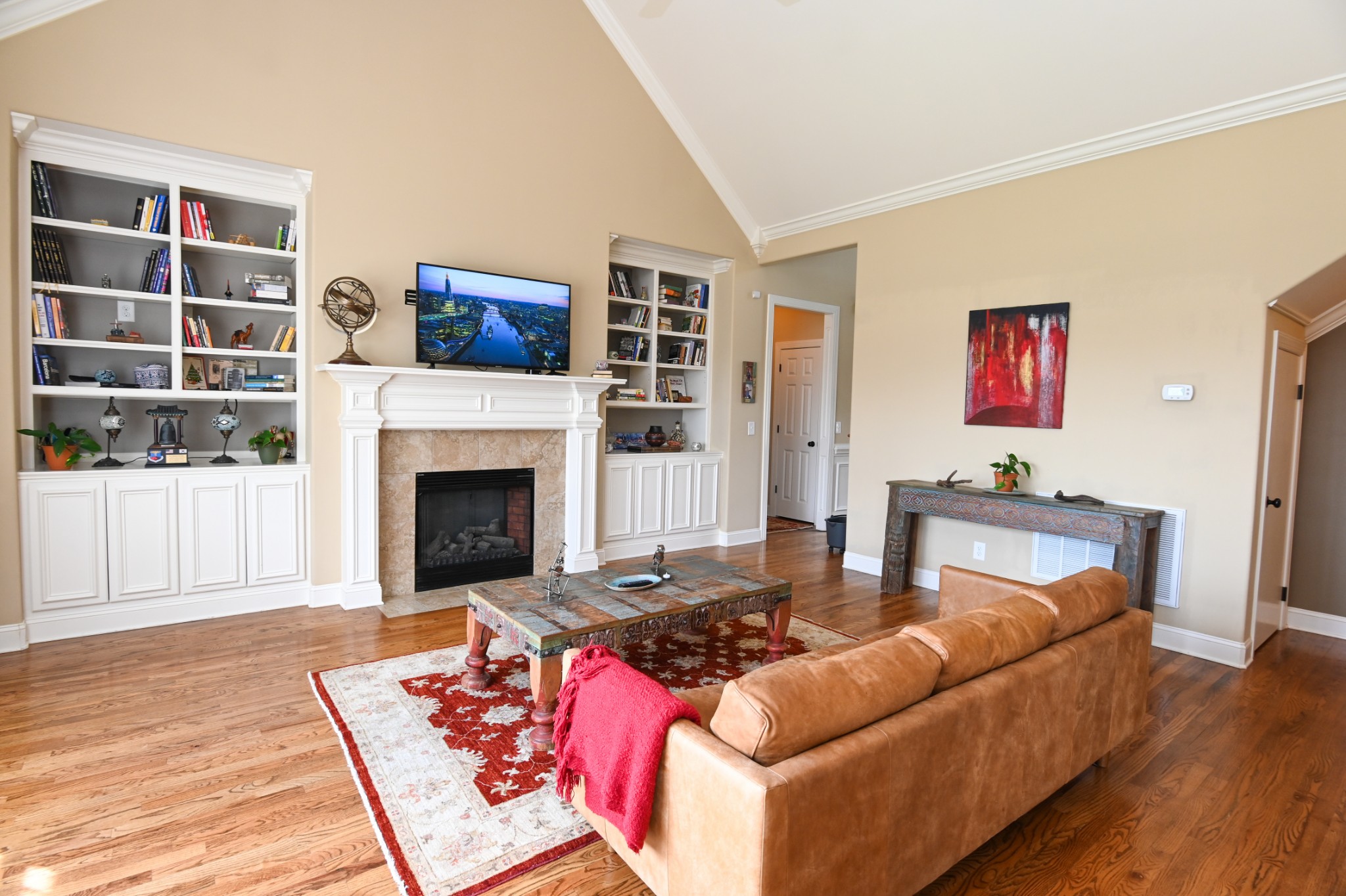3103 Sakari Circle Spring Hill, TN 37174 - Photo 4 of 18 a living room with furniture and a fireplace