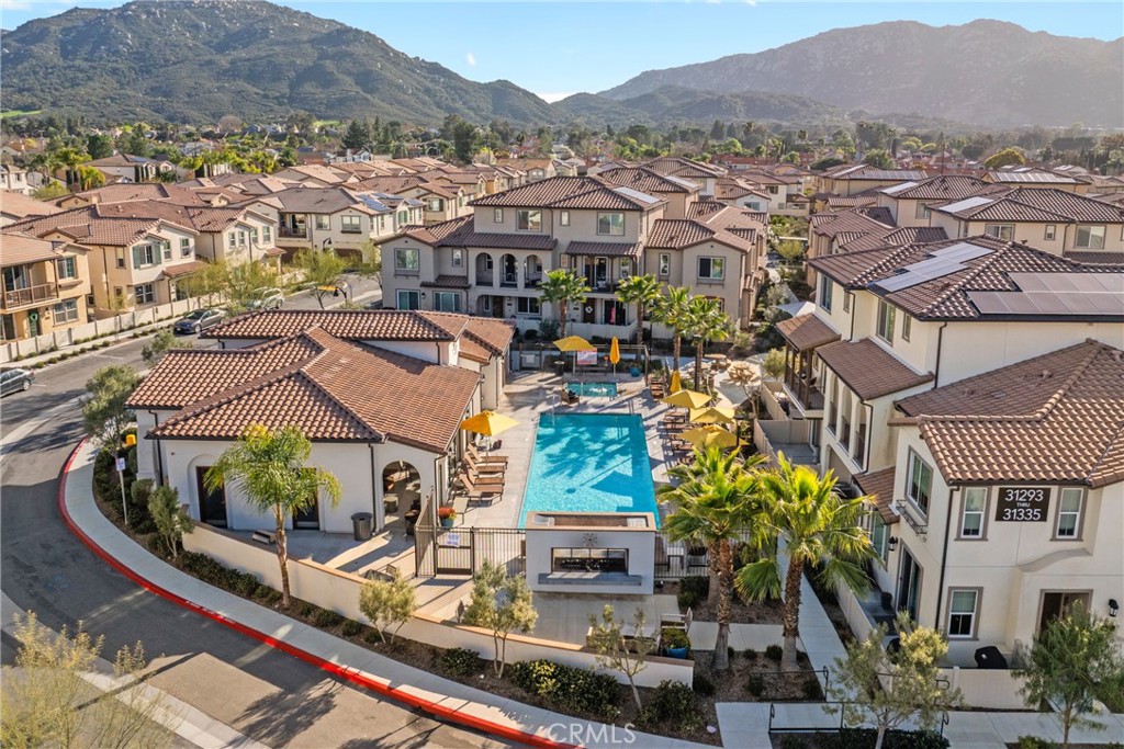 45037 Via Vela Temecula, CA 92592 - Photo 38 of 38 an aerial view of residential houses and outdoor space
