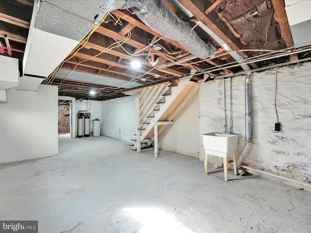 a view of under construction room and staircase