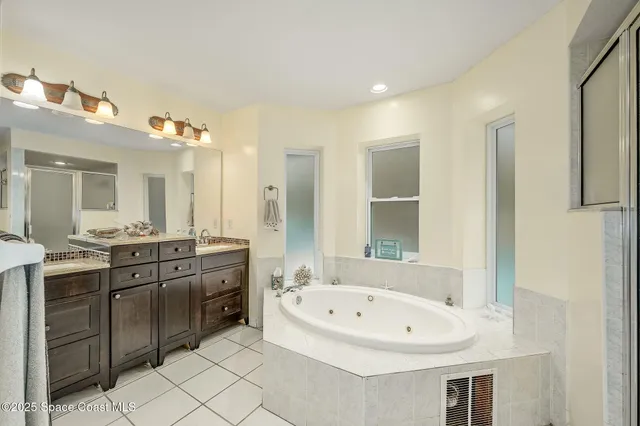 an aerial view of residential house with outdoor space